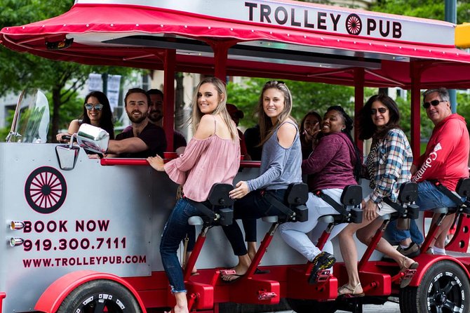 Trolley Pub Tour of Charlotte - Pedaling, music, and the social side