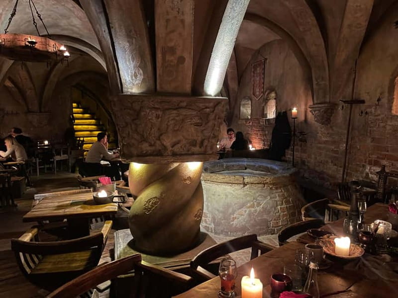 Vilnius: Pub Crawl with Welcome Drink and Traditional Snacks - Smoked fish and Lithuanian snack traditions